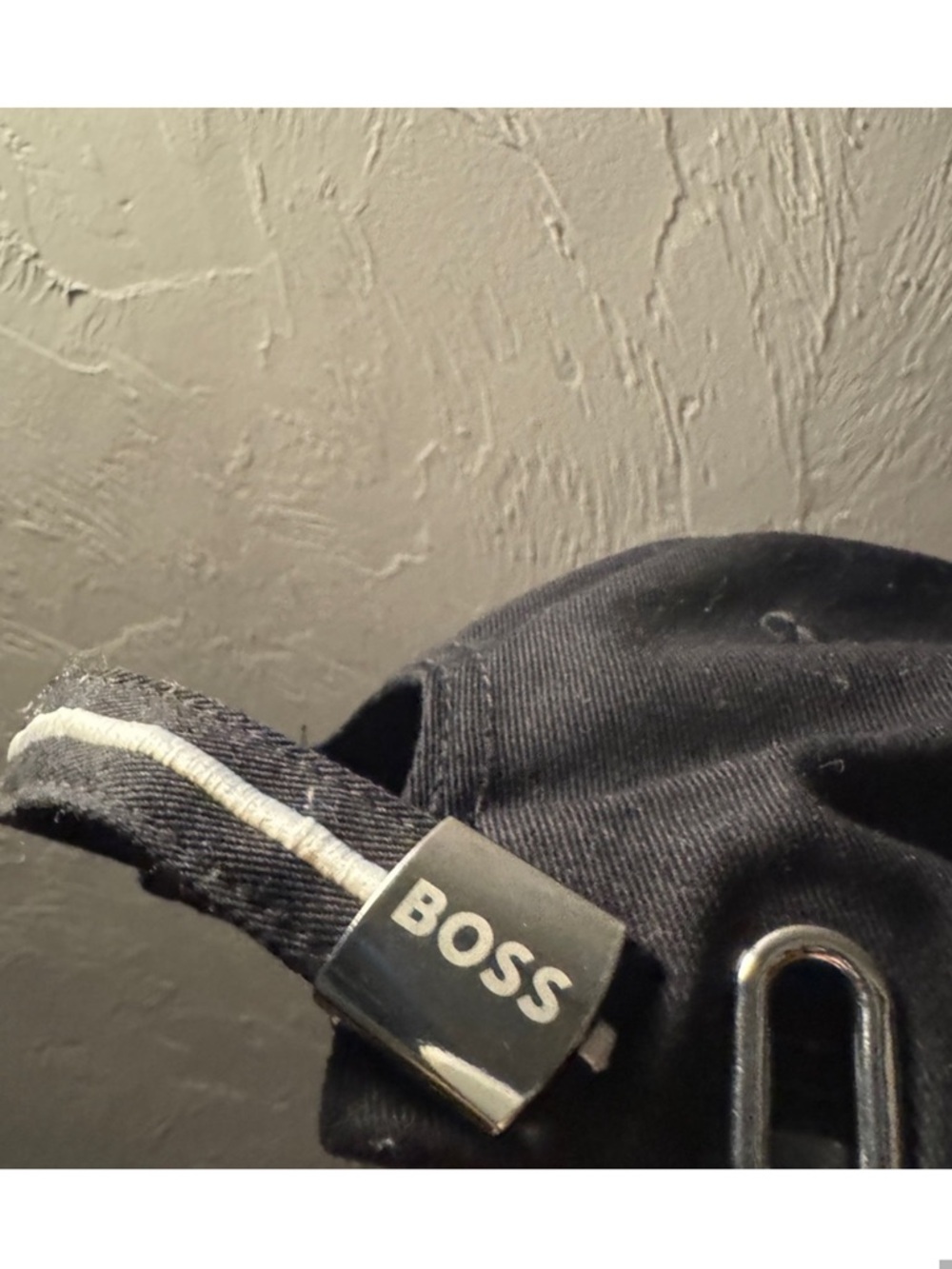 BOSS Black Cap with Silver Hardware - Picture 3 of 3